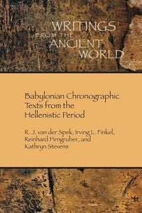 Produktbild: Babylonian Chronographic Texts from the Hellenistic Period