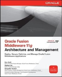 Produktbild: Oracle Fusion Middleware 11g Architecture and Management