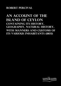Produktbild: Percival, R: Account of the Island of Ceylon