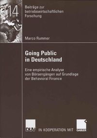 Produktbild: Going Public in Deutschland