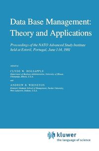 Produktbild: Data Base Management: Theory and Applications
