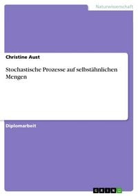 Produktbild: Stochastische Prozesse auf selbst&auml;hnlichen Mengen
