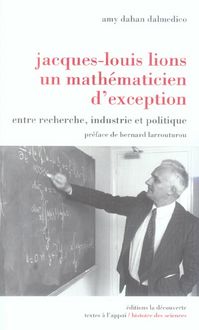 Produktbild: Jacques-Louis Lions, un math&eacute;maticien d'exception