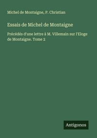 Produktbild: Essais de Michel de Montaigne