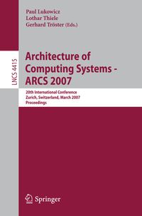 Produktbild: Architecture of Computing Systems - ARCS 2007