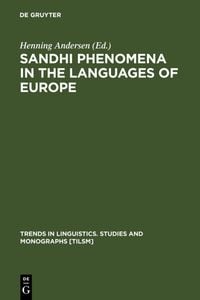 Produktbild: Sandhi Phenomena in the Languages of Europe