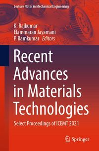 Produktbild: Recent Advances in Materials Technologies
