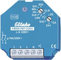 Produktbild: FMS61NP-230V Eltako Funk Schaltaktor Stromsto&szlig;-Schalter 1-Kanal Unterputz Schaltleistung (max.) 2000 W Reichweite max. (im Freifeld) 100 m