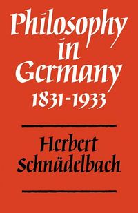 Produktbild: Philosophy in Germany 1831 1933