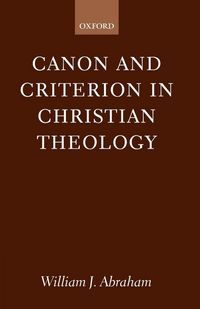 Produktbild: Canon and Criterion in Christian Theology