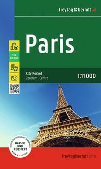 Produktbild: Freytag & berndt Innenstadtplan Paris 1:11.000