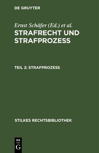 Produktbild: Strafproze&szlig;