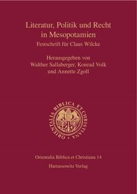 Produktbild: Literatur, Politik und Recht in Mesopotamien