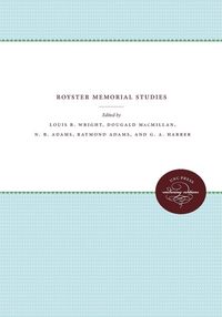 Produktbild: Royster Memorial Studies