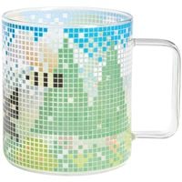 Produktbild: Glas Tasse Landschaft, &Oslash; 8,5cm, H 9,5cm