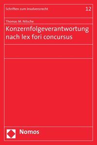 Produktbild: Konzernfolgeverantwortung nach lex fori concursus