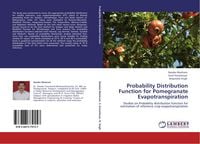 Produktbild: Probability Distribution Function for Pomegranate Evapotranspiration