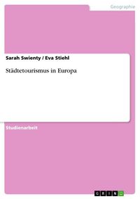 Produktbild: St&auml;dtetourismus in Europa
