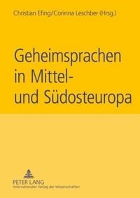 Produktbild: Geheimsprachen in Mittel- und S&uuml;dosteuropa
