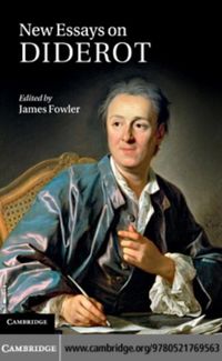 Produktbild: New Essays on Diderot