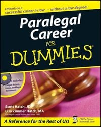 Produktbild: Paralegal Career For Dummies
