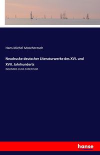 Produktbild: Neudrucke deutscher Literaturwerke des XVI. und XVII. Jahrhunderts