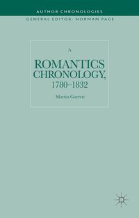 Produktbild: A Romantics Chronology, 1780-1832