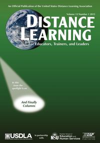 Produktbild: Distance Learning Magazine Vol 12 Issue 1