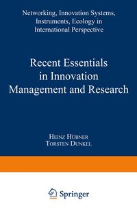 Produktbild: Recent Essentials in Innovation Management and Research