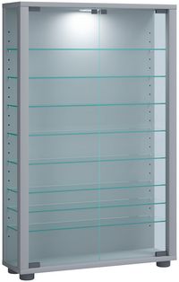 Produktbild: Holz Glas Stand Vitrine Sammelvitrine Lumo Mini