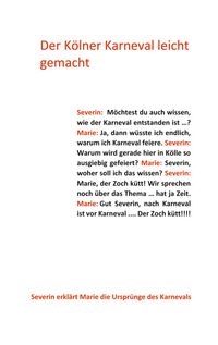Produktbild: Der K&ouml;lner Karneval leicht gemacht