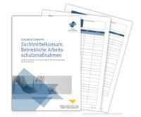 Produktbild: Dokumentenmappe Suchtmittelkonsum: Betriebliche Arbeitsschutzma&szlig;nahmen