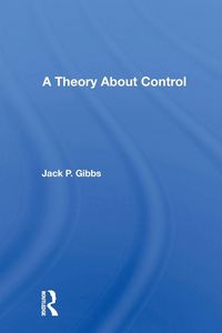 Produktbild: A Theory About Control