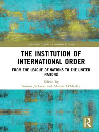 Produktbild: The Institution of International Order