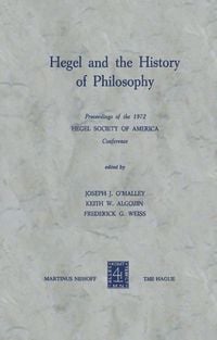 Produktbild: Hegel and the History of Philosophy