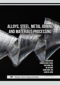 Produktbild: Alloys, Steel, Metal Joining and Materials Processing