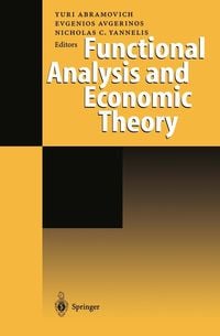 Produktbild: Functional Analysis and Economic Theory