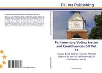 Produktbild: Parliamentary Voting System and Constituencies Bill Vol. 14