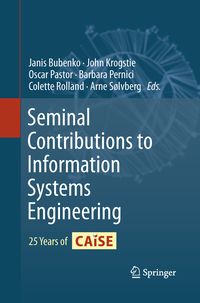 Produktbild: Seminal Contributions to Information Systems Engineering