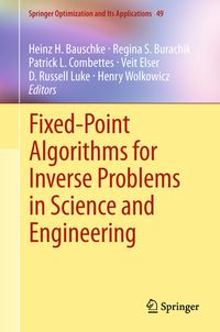 Produktbild: Fixed-Point Algorithms for Inverse Problems in Science and Engineering