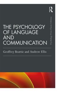 Produktbild: The Psychology of Language and Communication