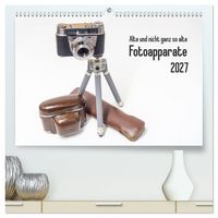 Produktbild: Alte und nicht ganz so alte Fotoapparate (hochwertiger Premium Wandkalender 2027 DIN A2 quer), Kunstdruck in Hochglanz