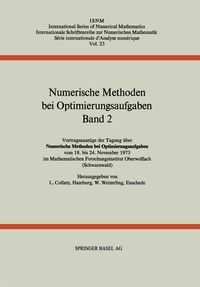 Produktbild: Numerische Methoden bei Optimierungsaufgaben