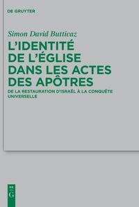 Produktbild: L'identit&eacute; de l'&Eacute;glise dans les Actes des ap&ocirc;tres