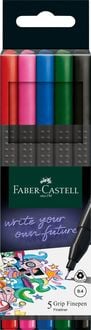Bild vom Artikel Faber-Castell Fineliner Grip Finepen basic 5er Set vom Autor 