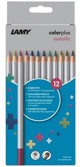 Produktbild: Lamy Farbstifte colorplus metallic 12 St&uuml;ck Faltschachtel