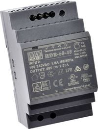 Produktbild: MEAN WELL HDR-60-15 Hutschienen-Netzteil (DIN-Rail) 15 V/DC 4 A 60 W Anzahl Ausg&auml;nge:1 x Inhalt 1 St.