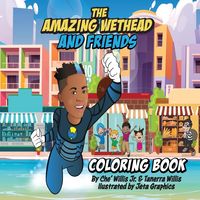Produktbild: The Amazing Wethead and Friends Coloring Book