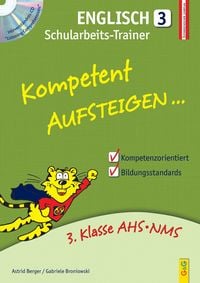 Produktbild: Kompetent Aufsteigen Englisch 3 - Schularbeits-Trainer mit CD