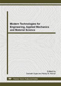 Produktbild: Modern Technologies for Engineering, Applied Mechanics and Material Science